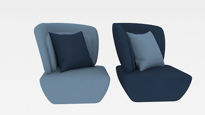 渲染模型_沙发3859