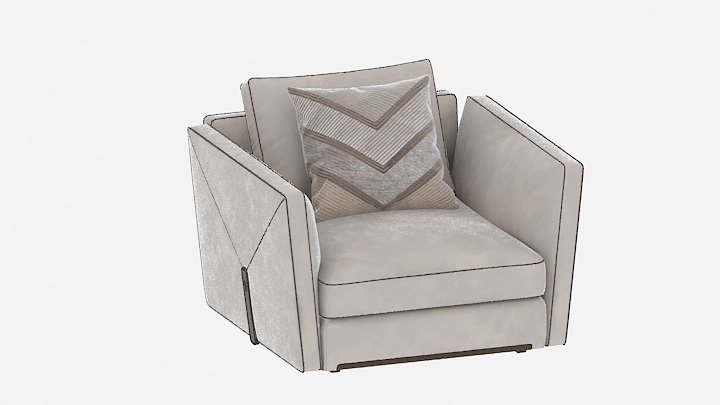 渲染模型_沙发3935