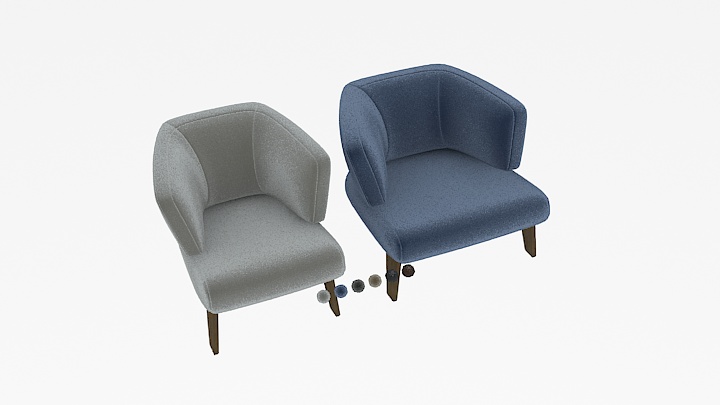 渲染模型_沙发3954