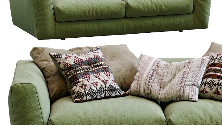 渲染模型_沙发4250