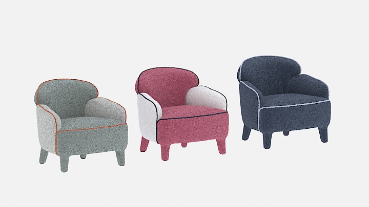 渲染模型_沙发4287