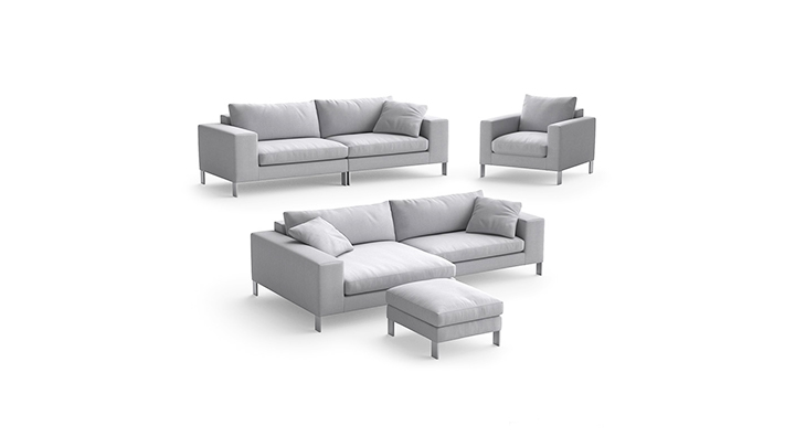 渲染模型_沙发4634