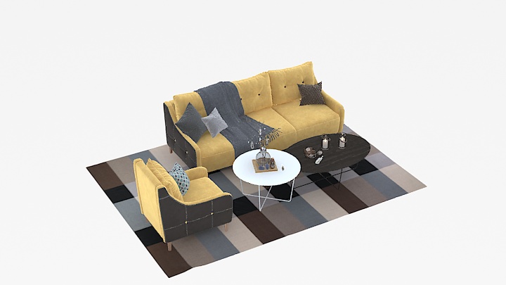 渲染模型_沙发4518
