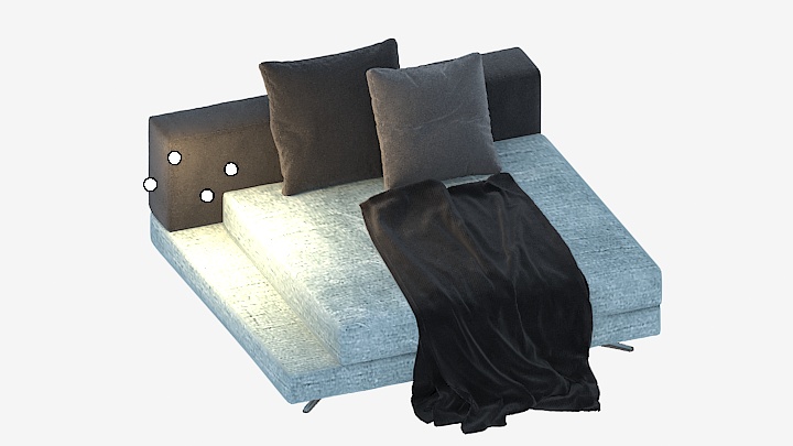 渲染模型_沙发4553