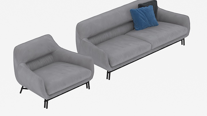 渲染模型_沙发4567