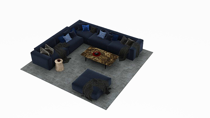 渲染模型_沙发4576