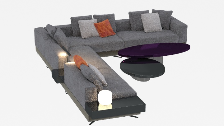 渲染模型_沙发4580
