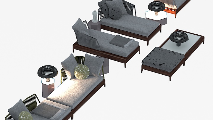 渲染模型_沙发4592