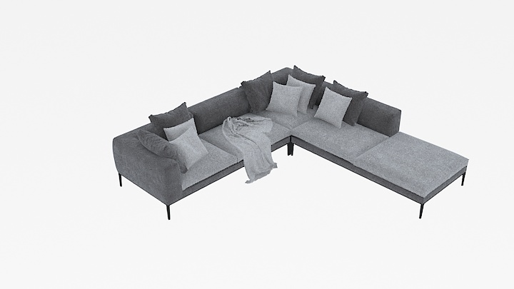 渲染模型_沙发4673