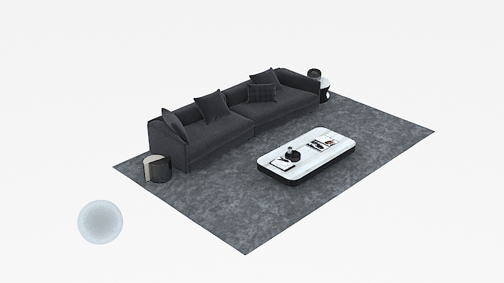 渲染模型_沙发4688