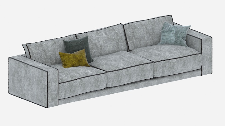 渲染模型_沙发4728
