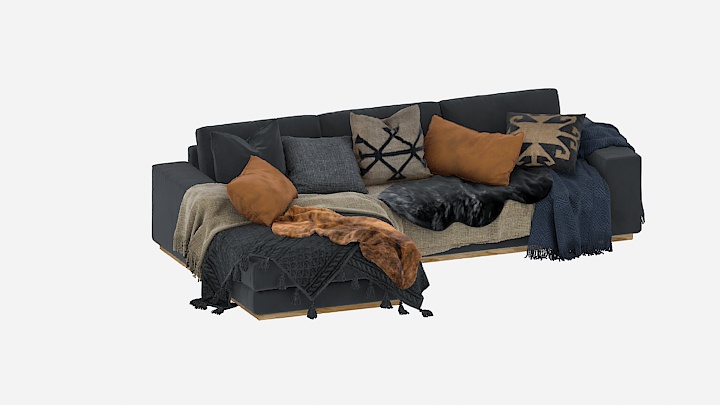 渲染模型_沙发4767