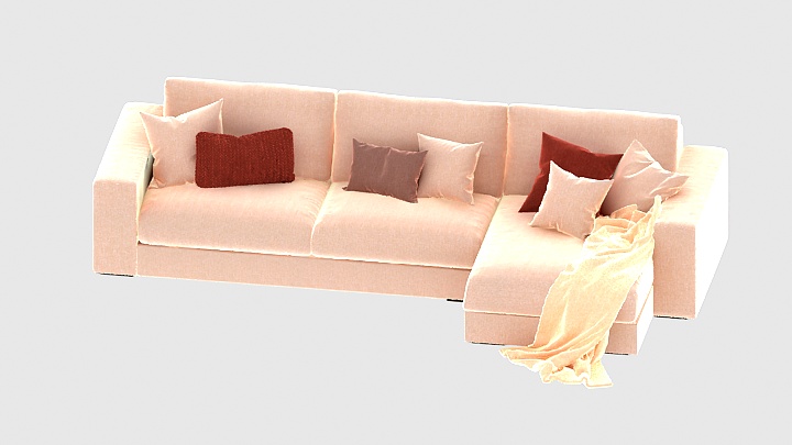 渲染模型_沙发4791