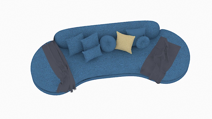 渲染模型_沙发4869