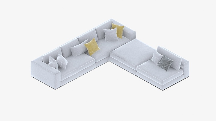 渲染模型_沙发4876