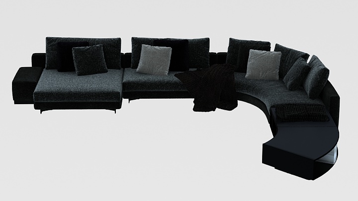 渲染模型_沙发4888