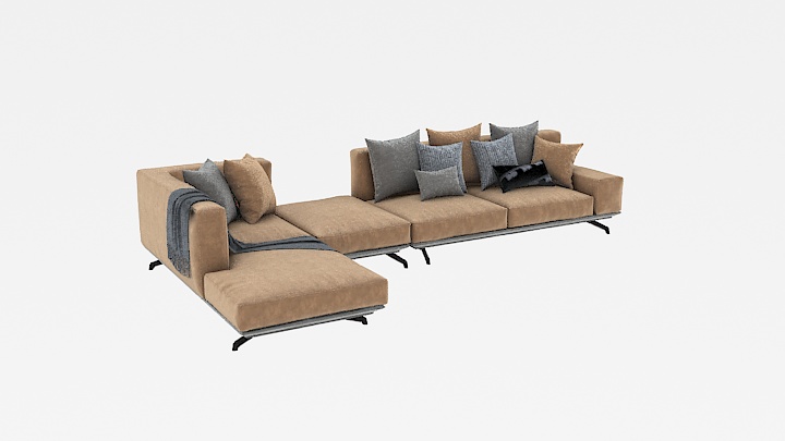 渲染模型_沙发4909