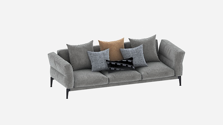 渲染模型_沙发4917