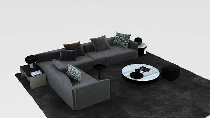 渲染模型_沙发4977