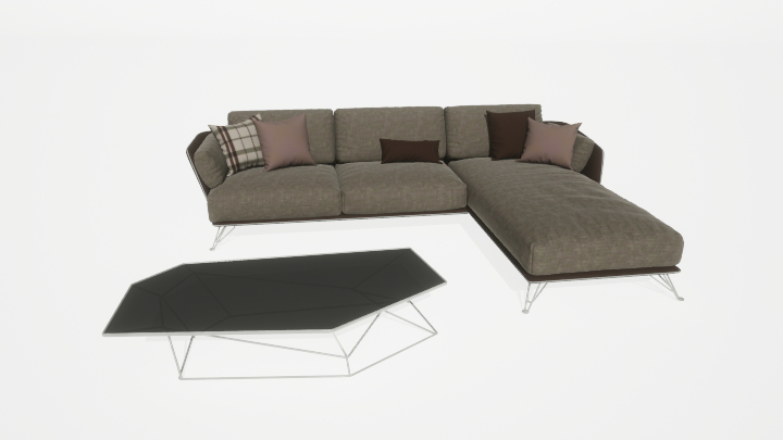 渲染模型_沙发4988