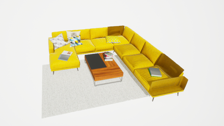 渲染模型_沙发4991