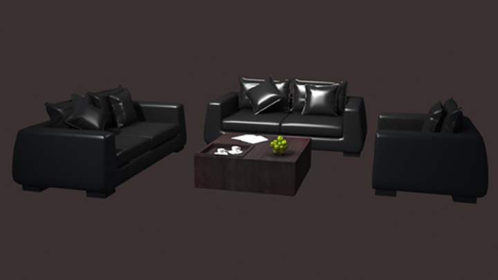 渲染模型_沙发5014
