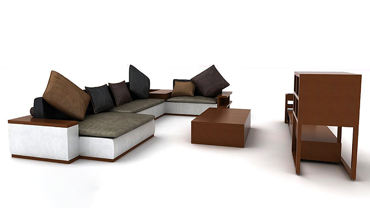 渲染模型_沙发5034