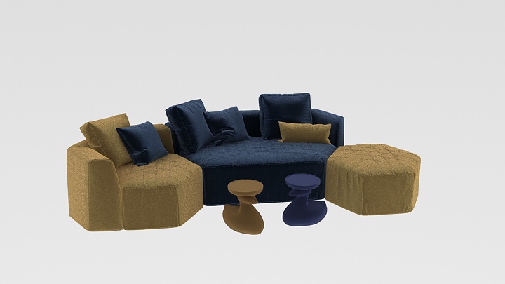 渲染模型_沙发5144