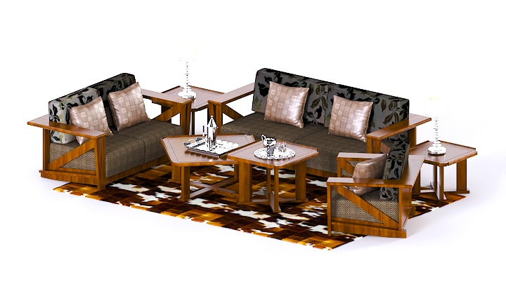 渲染模型_沙发5150