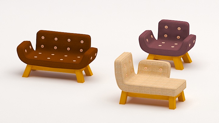 渲染模型_沙发5161