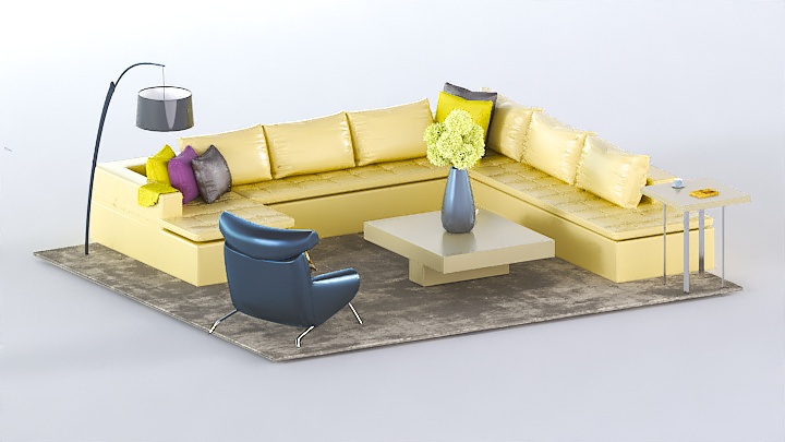 渲染模型_沙发5181