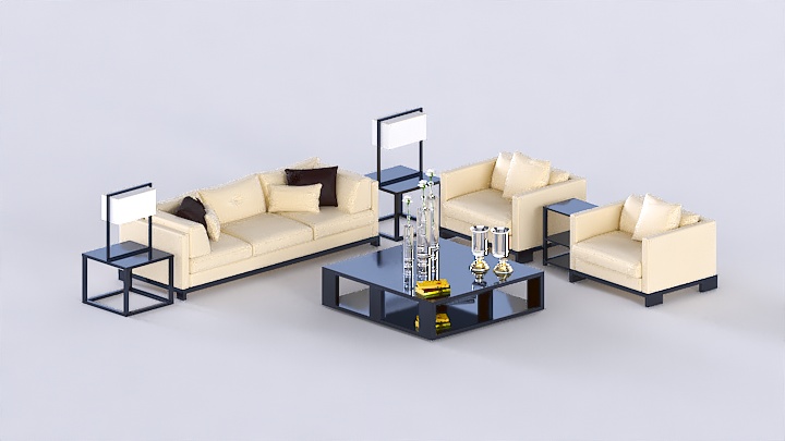 渲染模型_沙发5182