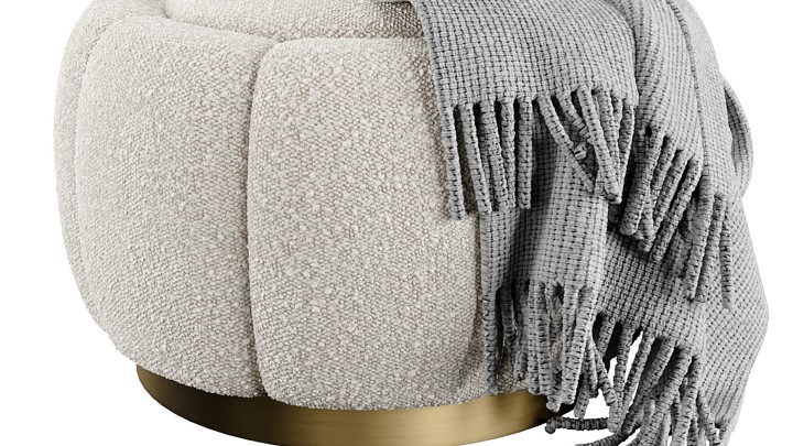 渲染模型_沙发凳035