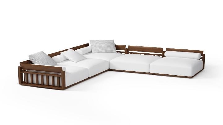 渲染模型_沙发套装033