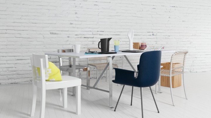 渲染模型_沙发家具组合017