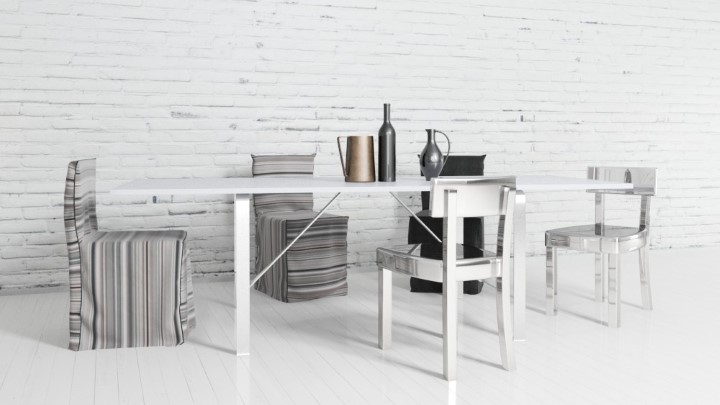 渲染模型_沙发家具组合018