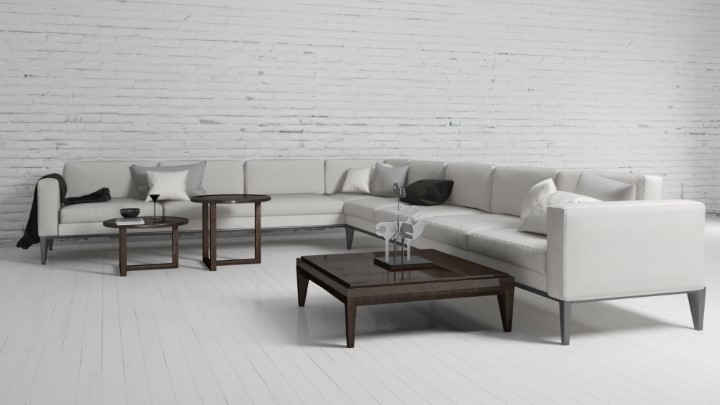 渲染模型_沙发家具组合023