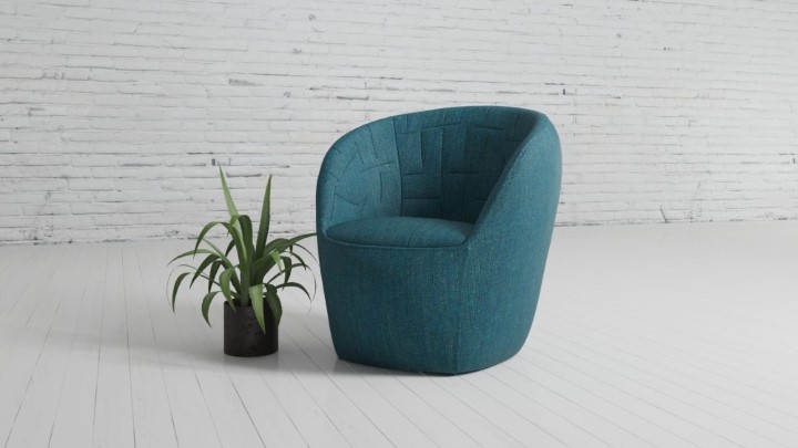 渲染模型_沙发家具组合029