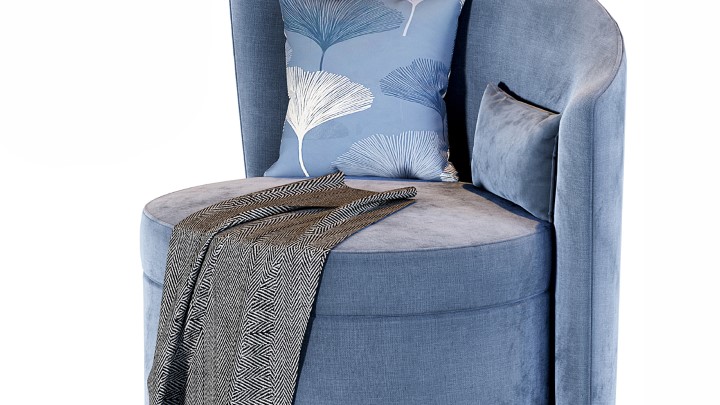 渲染模型_沙发椅075