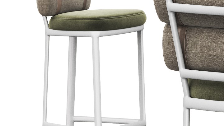 渲染模型_沙发椅085