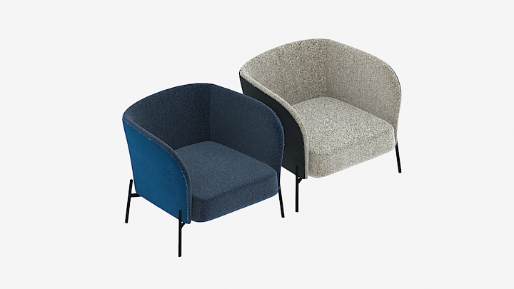 渲染模型_沙发椅092