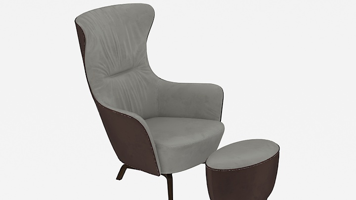 渲染模型_沙发椅116