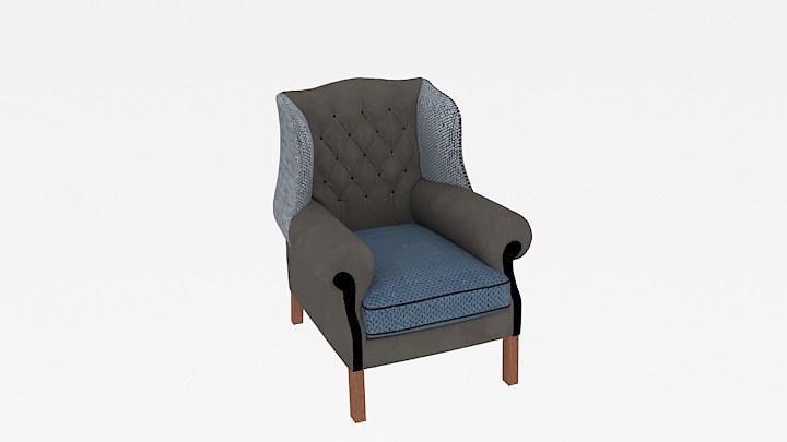 渲染模型_沙发椅117