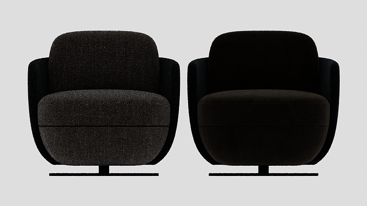 渲染模型_沙发椅120