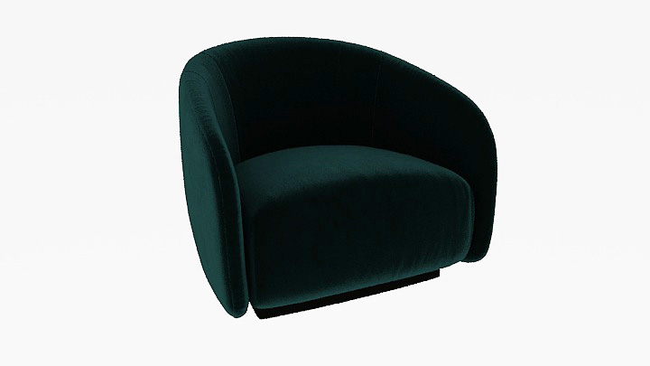 渲染模型_沙发椅124