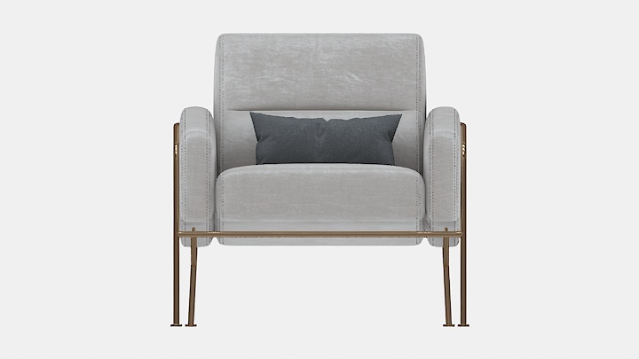 渲染模型_沙发椅126