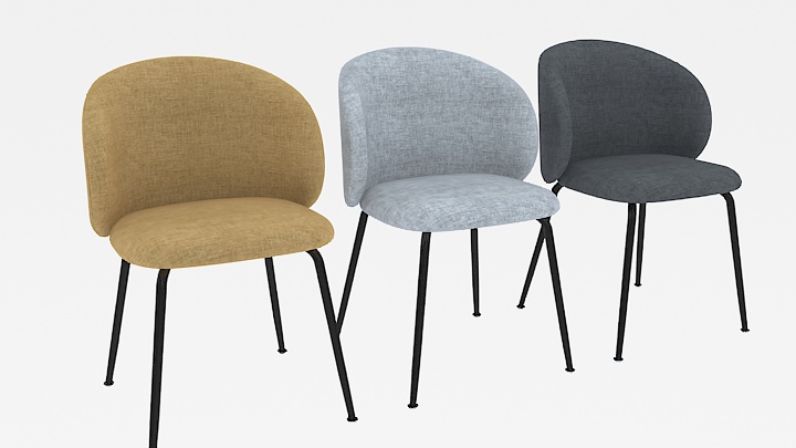 渲染模型_沙发椅130