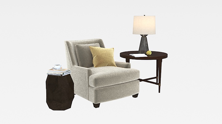 渲染模型_沙发椅147