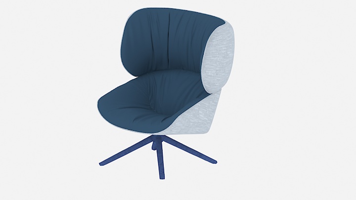 渲染模型_沙发椅152