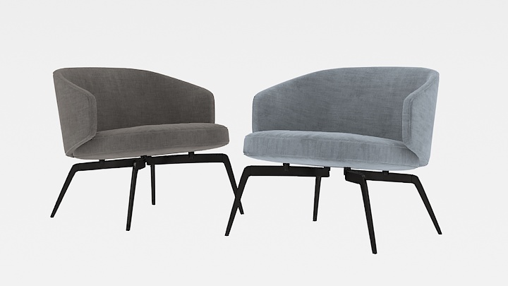 渲染模型_沙发椅159